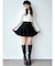 ラッフルボリュームミニスカート
