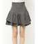 ラッフルボリュームミニスカート