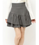 ラッフルボリュームミニスカート
