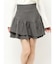 ラッフルボリュームミニスカート