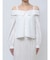 ダブルストラップオフショルブラウス