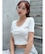 UネックTシャツ