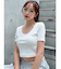 UネックTシャツ