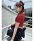 UネックTシャツ