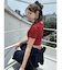 UネックTシャツ