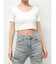 UネックTシャツ