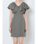 ラッフルデザインミニワンピース
