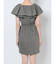 ラッフルデザインミニワンピース