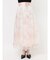 グロッシーマーブルフレアスカート