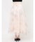 グロッシーマーブルフレアスカート