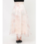 グロッシーマーブルフレアスカート