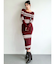 リブニットワンピース【ブルーWEB限定カラー】