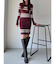 リブニットワンピース【ブルーWEB限定カラー】