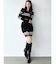 リブニットワンピース【ブルーWEB限定カラー】