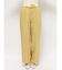 ダブルウエストストレートパンツ