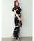 ニュアンスパターンニットベスト【セットアップ着用可能】