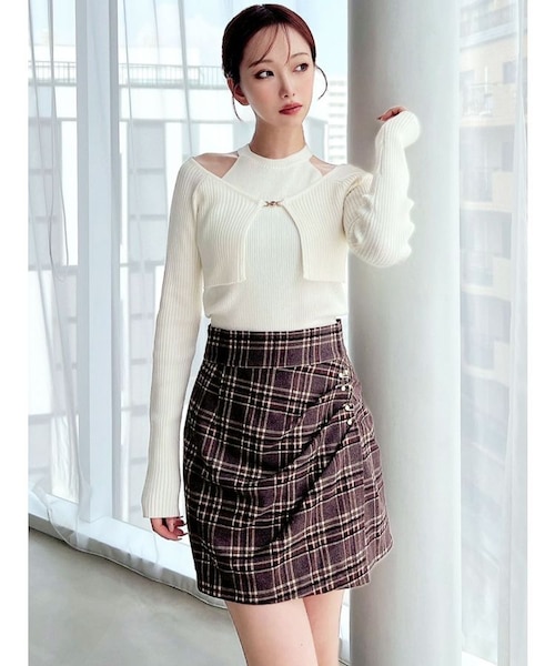 スカート panda セール】 ◇フロントジップダンボールスカート （スカート