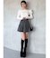 フェイクファーオフショルニットトップス