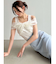 カットレイヤードトップス