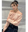 ルーズオフショルスウェット
