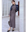 【WEB限定】ラグランスリーブニットワンピース【M】