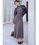 【WEB限定】ラグランスリーブニットワンピース【M】