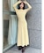 【WEB限定】ラグランスリーブニットワンピース【M】