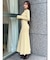 【WEB限定】ラグランスリーブニットワンピース【M】