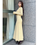 【WEB限定】ラグランスリーブニットワンピース【M】