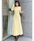 【WEB限定】ラグランスリーブニットワンピース【M】