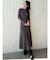 【WEB限定】ラグランスリーブニットワンピース【M】