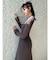 【WEB限定】ラグランスリーブニットワンピース【M】