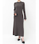 【WEB限定】ラグランスリーブニットワンピース【M】