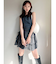 ヘムバルーンフリルミニスカート