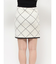 バイカラーミニニットスカート【セットアップ着用可能】