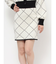 バイカラーミニニットスカート【セットアップ着用可能】