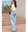 バックリボンデニムパンツ