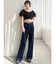 バックリボンデニムパンツ