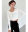 UネックロングTシャツ