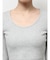 UネックロングTシャツ