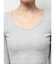 UネックロングTシャツ