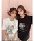 【ハローキティコラボ】ストーンTシャツ