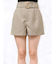 ウエストデザインショートパンツ【セットアップ着用可能】