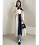 レイヤードフレアトレンチコート