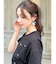 メタルフラワーピアス