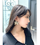 メタルフラワーピアス