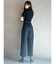 バックレースアップワイドパンツ