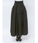 ギャザーナイロンフレアスカート