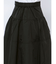 ギャザーナイロンフレアスカート