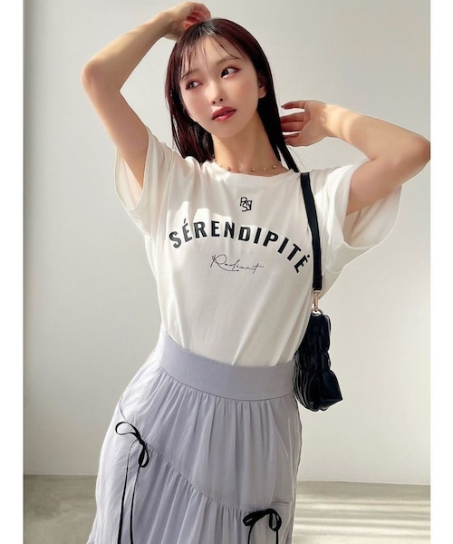 エンブロイダリーロゴTシャツ｜リゼクシーの通販｜&mall（アンド